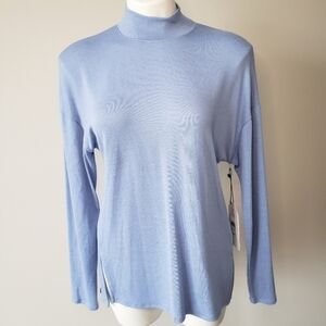 Highline Collective Cosmic Blue Open Back Sweater